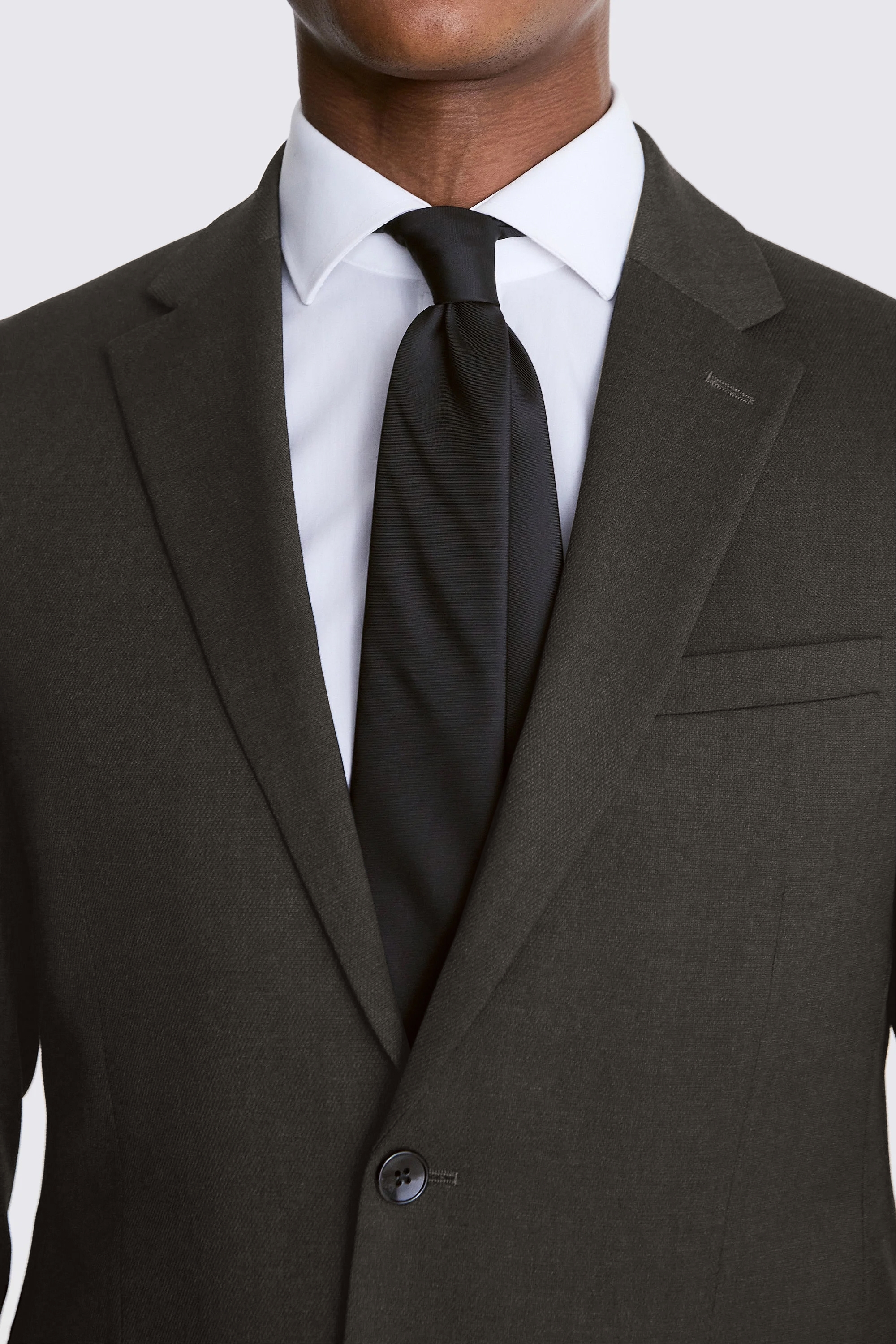 Slim Fit Charcoal Stretch Suit